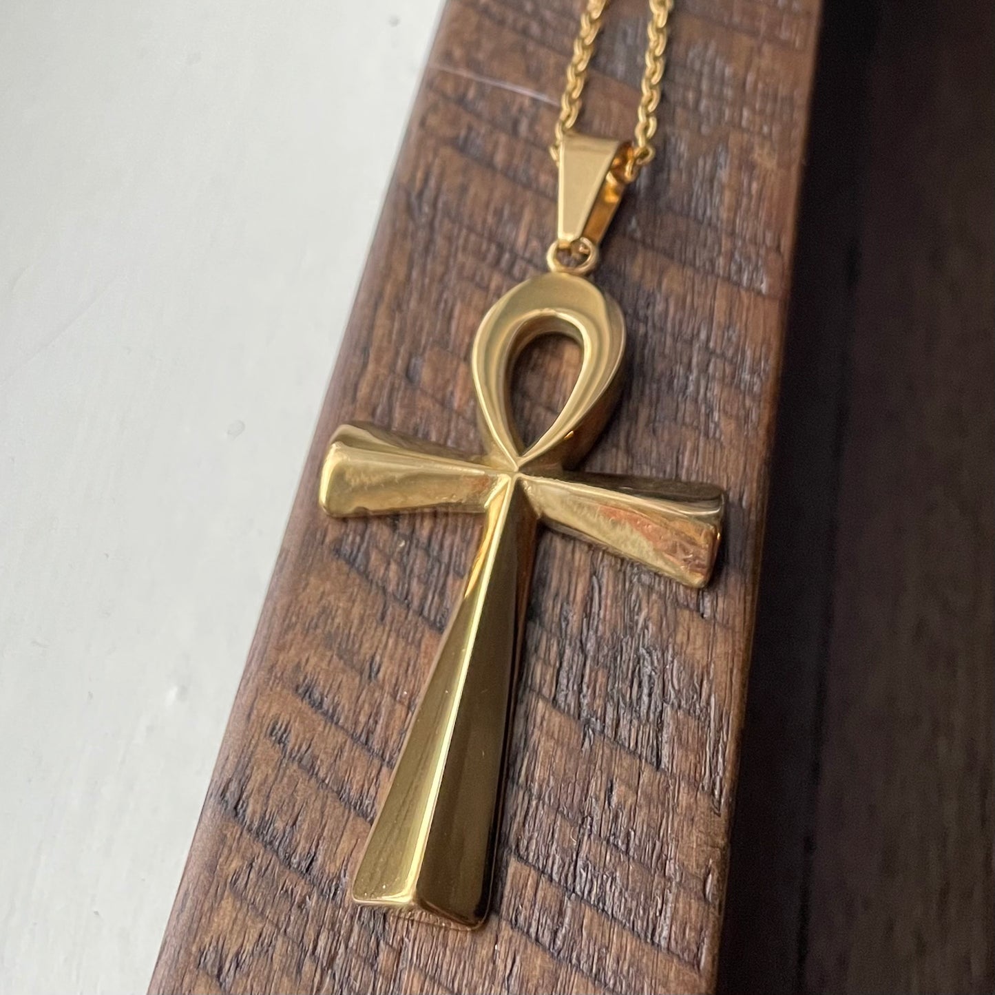 Large Gold Ankh