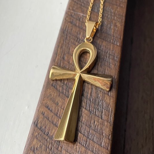 Large Gold Ankh