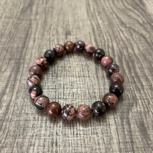Rhodochrosite 10mm (darker tones)