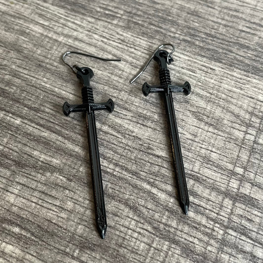 Black Sword earrings